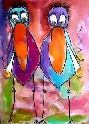 Bild gemalt von Eva Retzmann