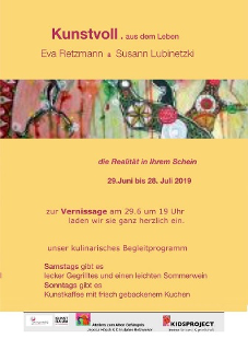 Bilder Ausstellung von Eva Retzmann in Klingenberg am Main