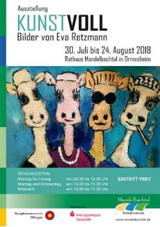 Bilder Ausstellung von Eva Retzmann in Mandelbachtal