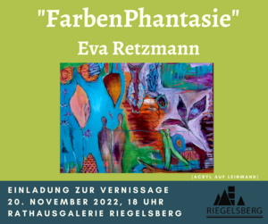 Bilder Ausstellung von Eva Retzmann in Riegelsberg 